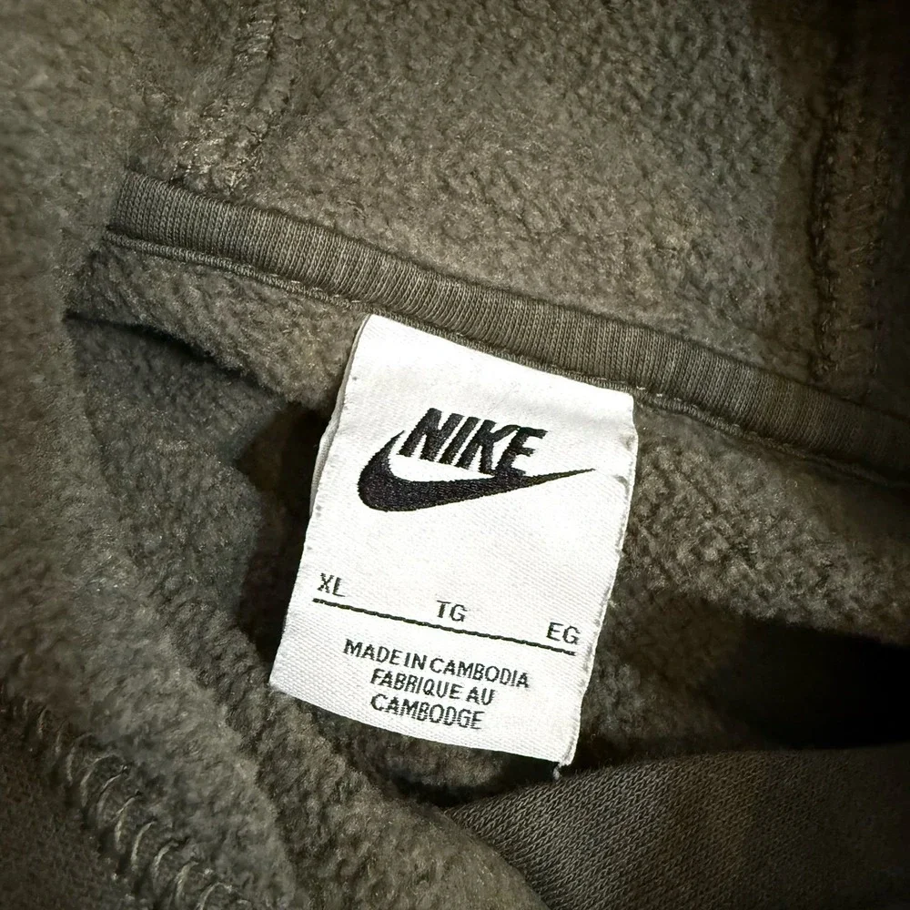 Nike kids black hooded sweatshirt camo‎ logo youth XL